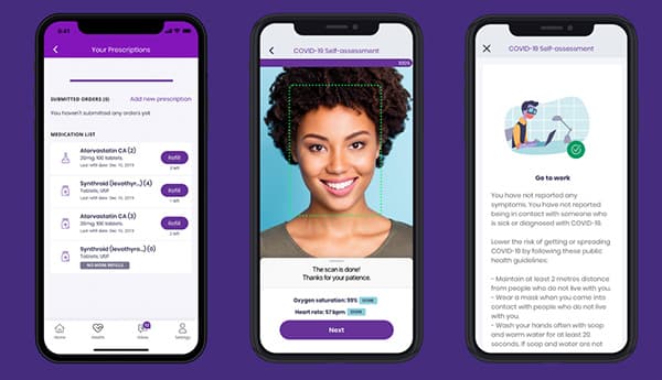 Carebook — vitals monitoring interface
