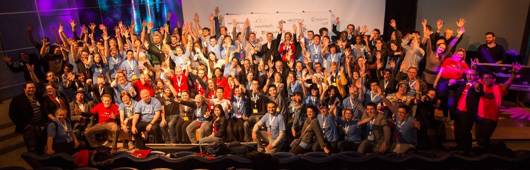 Hacking Health Montreal hackathon group photo